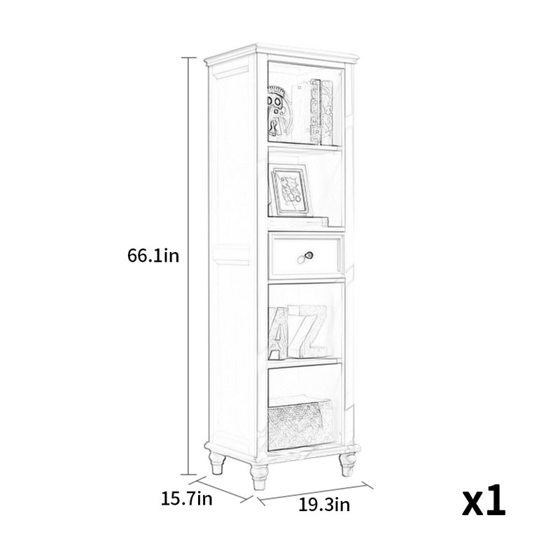 Armoire décorative simple chaleureuse et chaleureuse