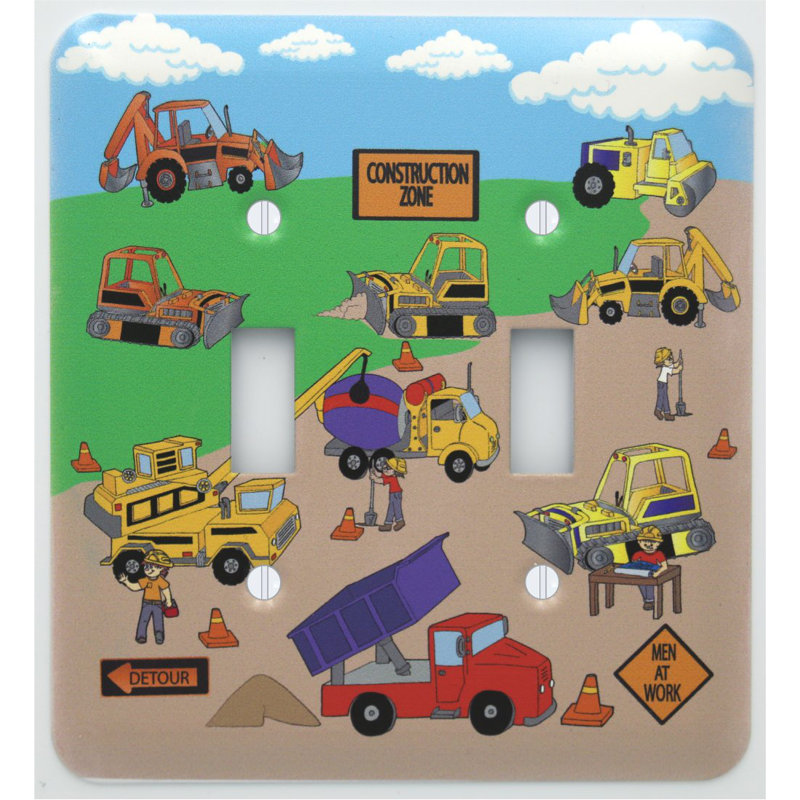 2-Gang Toggle Light Switch Wall Plate
