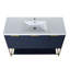 Meuble-lavabo autoportant de 48 pouces avec lavabo en résine-905000107