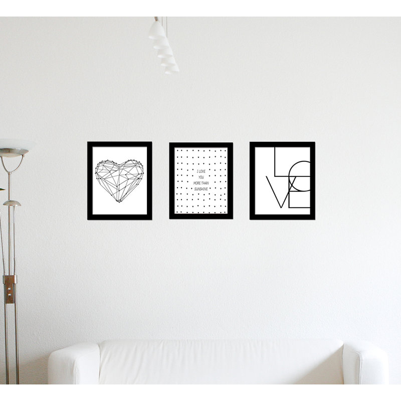 3 Piece Single Picture Frame Print
