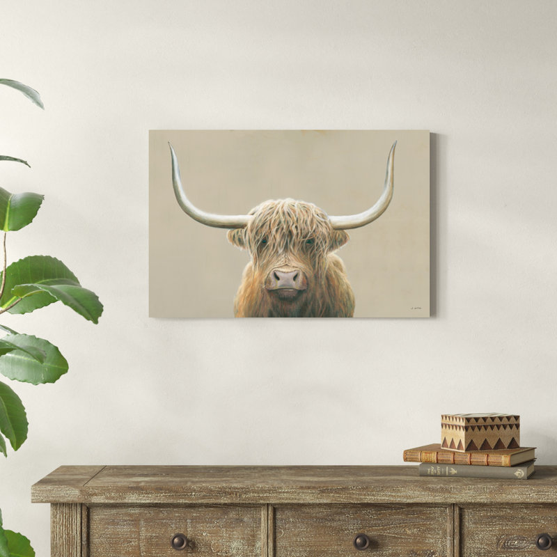 Highland Cow Neutral, H 20 po x l 30 po