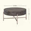 Table basse à tambour avec 1 tiroir