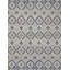 Contemporary Hand Knotted Wool Geometric Area Rug-1718152781