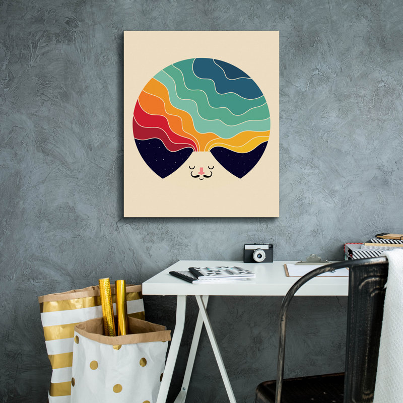 «Keep Think Creative» par Andy Westface, H 24 po x l 20 po x P 0,75 po