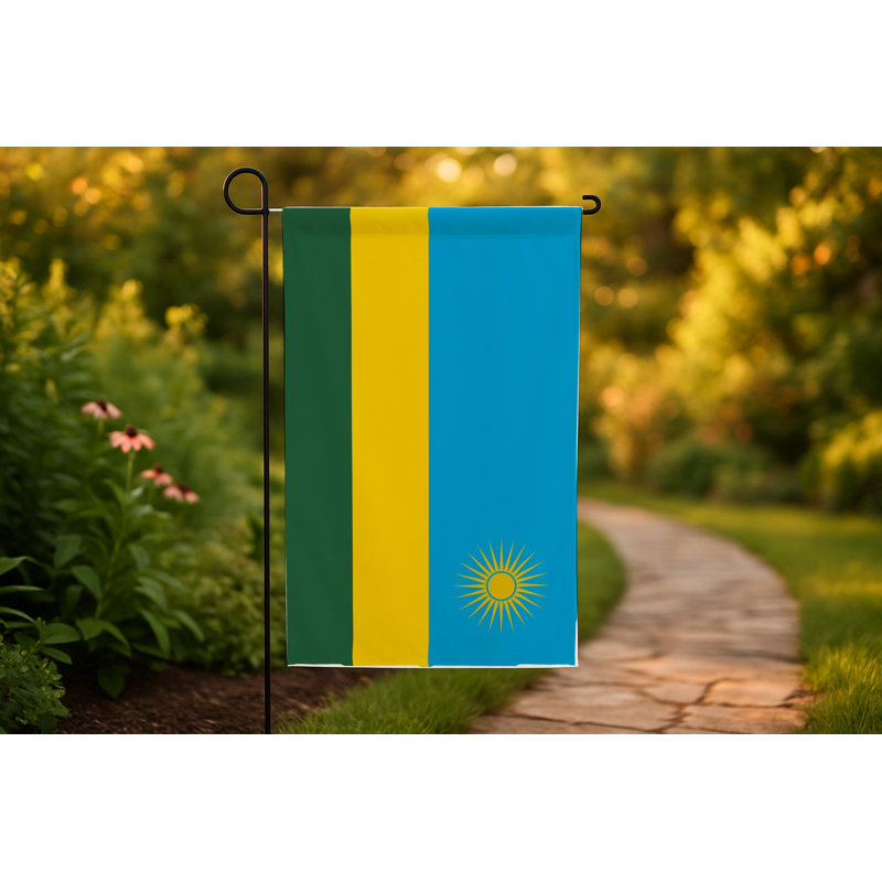 Drapeau du Rwanda — Drapeau extérieur, 36" H x 60" W