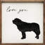 Love You Saint Bernard - blanc-1226210229