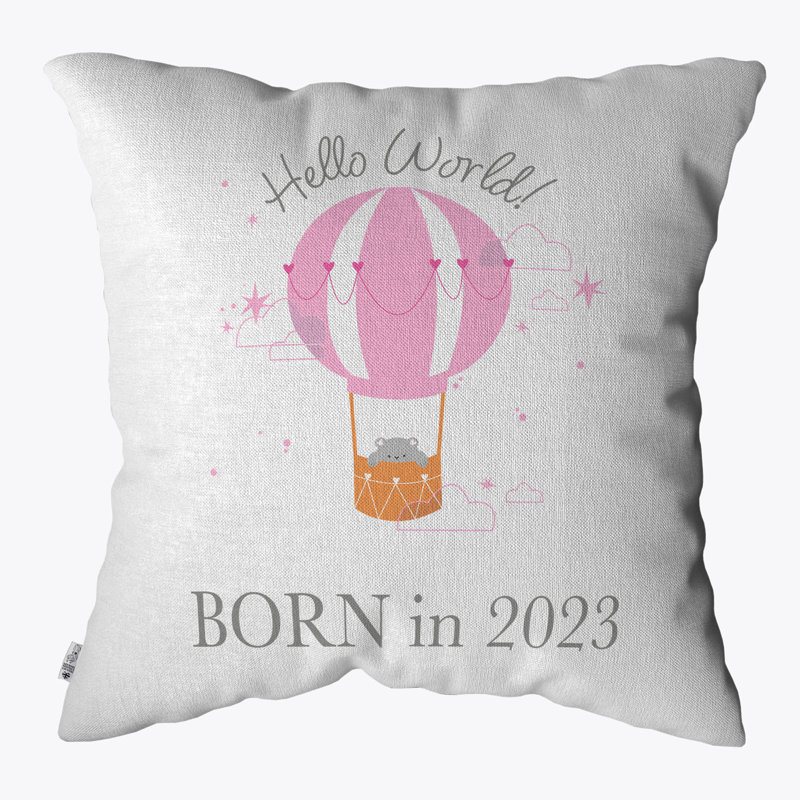 White Square Throw Pillow Cover