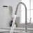 Single Hole Kitchen Faucet With Pull Out Sprayer Single Handle Kitchen Sink Faucets High Arc Brass Kitchen Basin Taps With Deck Plate-106407837