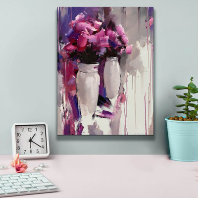 «Epic Graffiti» «Purple Bouquet» par Alexander Gunin, impression sur toile