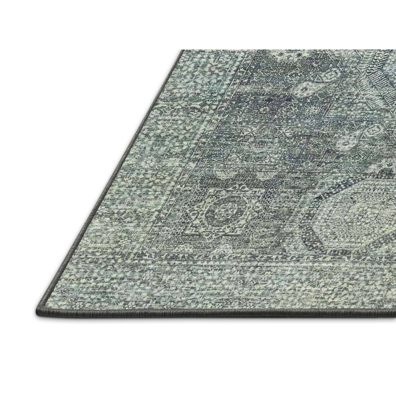 Abstract Indoor Rug, Rectangle 7' x 9'