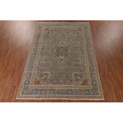 Wool Over-Dyed Traditional Area Rug 8x12