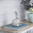 Weathered Cement Rabbit Statue