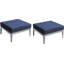 Belamar Outdoor Ottoman with Sunbrella Cushions-1378441841