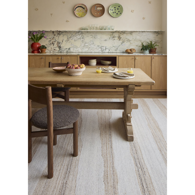 Willow Rug Hand Tufted Wool  Rug, Rectangle 5' x 8'