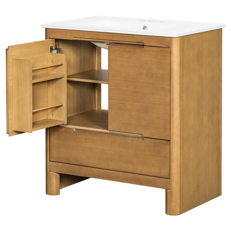Meuble-lavabo 30 po avec lavabo en céramique