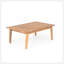 Ensemble de conversation d'extérieur 2 pièces en bois d'acacia et corde
