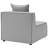 Saybrook Outdoor Patio Upholstered Sectional Sofa Armless Chair-243011766