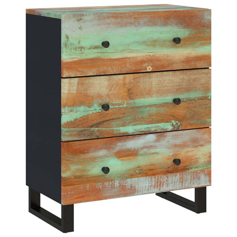 Buffet en bois massif 23,6 po Timblin, Bois récupéré