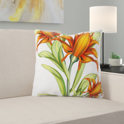 Coussin décoratif fleur