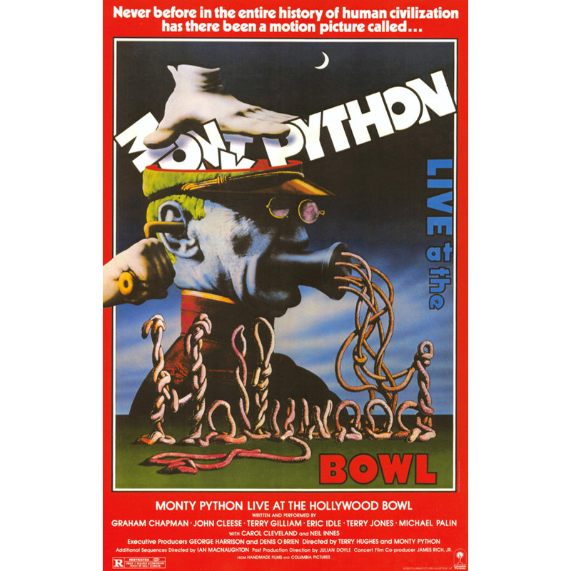 Bol Monty Python Hollywood, H 18 po x l 12 po