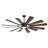 72 Inch Massive Windmill Ceiling Fan with Light, 12-Blade Industrial Fan, High CFM Powerful Airflow, Ultra-Quiet DC Motor, Remote Control, 6-Speed Reversible, Dimmable 3CCT LED with Memory Function-839204998-870182226-870182224