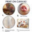 «Milk and Pig Portrait At The Farm I», reproduction sur toile encadrée-1302855495-1302855489