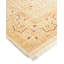 Tapis traditionnel sable noué à la main de conception unique 6 pi x 8 pi 9 po Keller