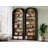 Elegant 8-Tier Arched Open Display Storage Shelving Unit, Perfect For Organizing And Decorating Living Spaces-840594588