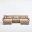 Canapé modulaire Cloud, siège profond surdimensionné avec coussins, revêtement moelleux en polyester moelleux-131406901-131406909-131627911