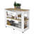 2-Drawer 2-Shelf Kitchen Island
