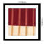 «Akara Broken Stripes 4» par Laura Nugent, reproduction d'art encadrée-856321032-856321037