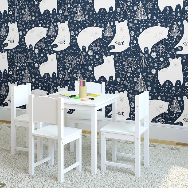 Warnock Animals Baby Removable Peel and Stick Wallpaper Panel