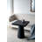 Square Side Table With Pedestal Base