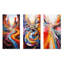 Ensemble de 3 reproductions d'art sur métal-307105858