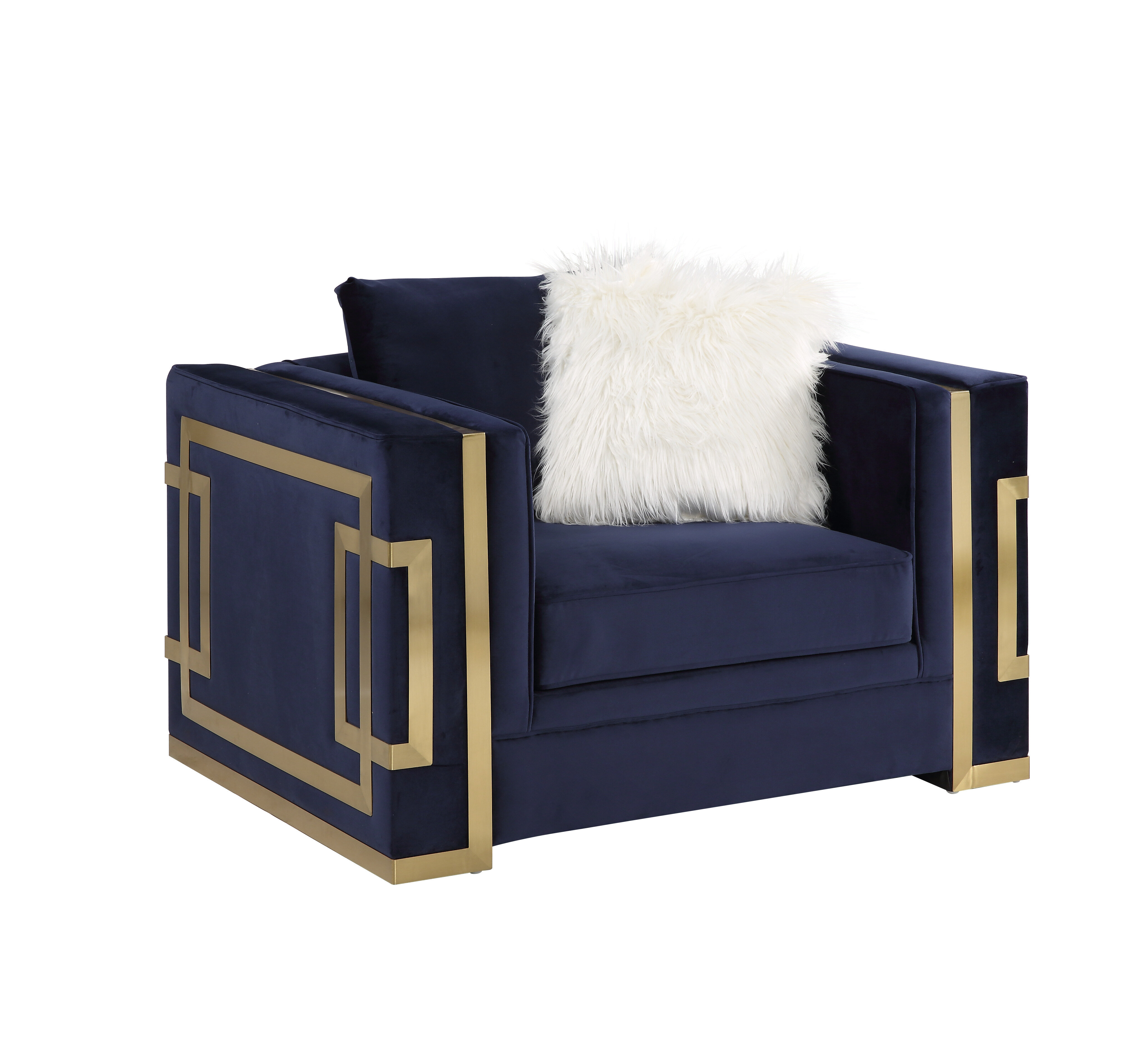 Everly Quinn Velvet Armchair Wayfair   Velvet Armchair 