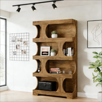 Practical Display Shelves,Bookshelf,S-Shaped Storage Bookcase