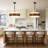5 - Light Dimmable Drum Chandelier