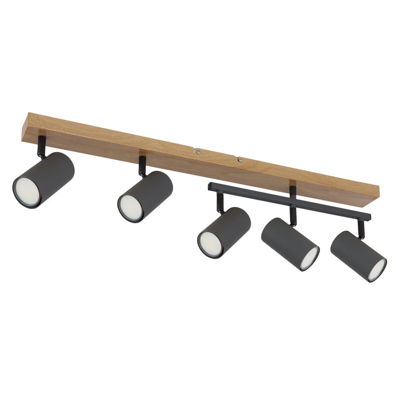 Christene Spotlight, Grey, Satin Black