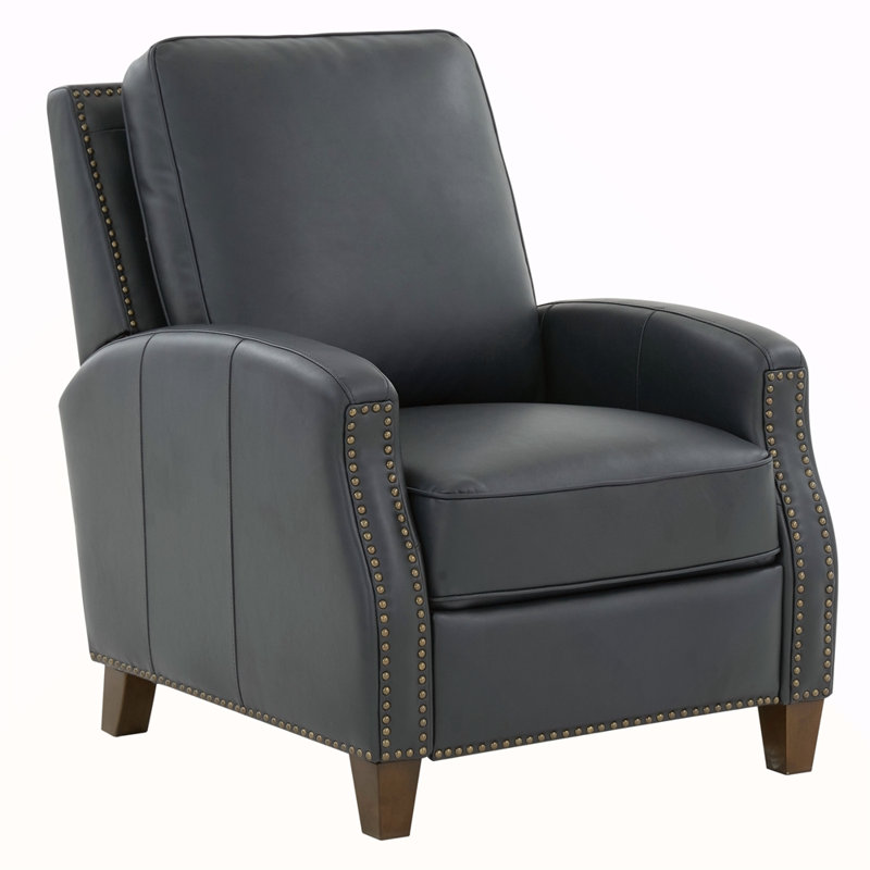 Fauteuil inclinable en similicuir, Bleu