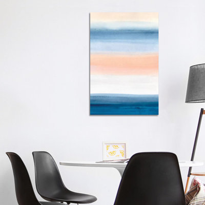 Coastal Strata IV by June Erica Vess - Wrapped Canvas Gallery-Wrapped Canvas Giclée