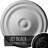 Endurathane Reece Ceiling Medallion, 12"OD x 1 3/4"P (Fits Canopies up to 2 3/8"), Hand-Painted Jet Black Finish-27782396