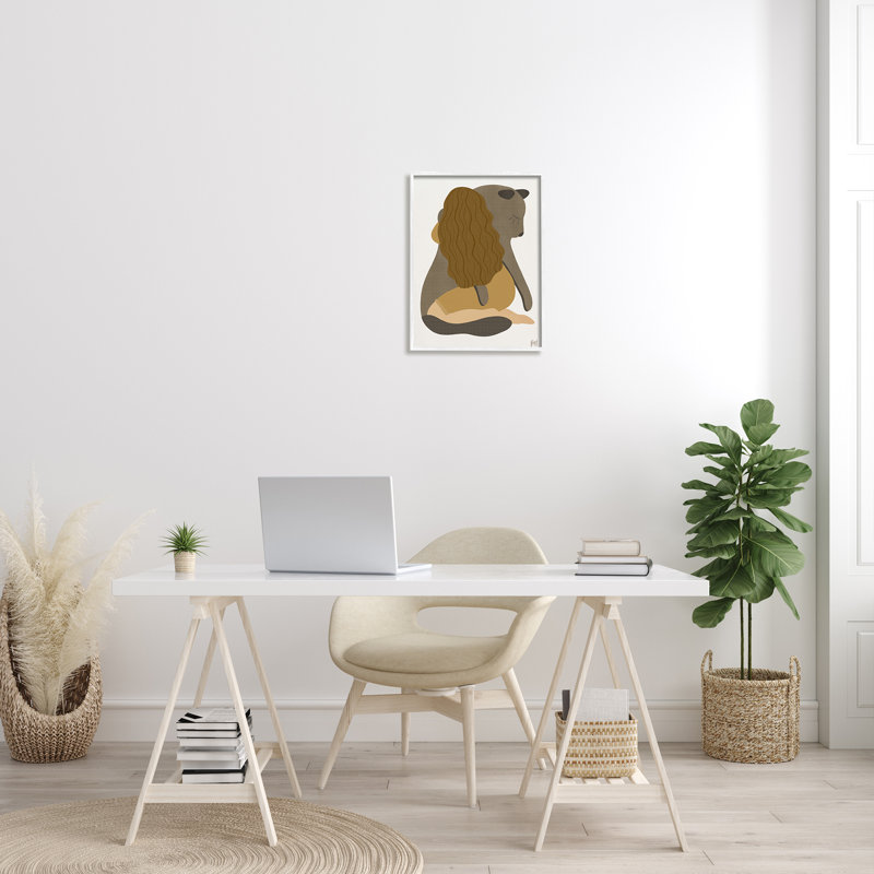 Ensembles de lions de mer ensanglantés Ensley, H 20 po x l 16 po, Giclée encadrée blanc bord de mer