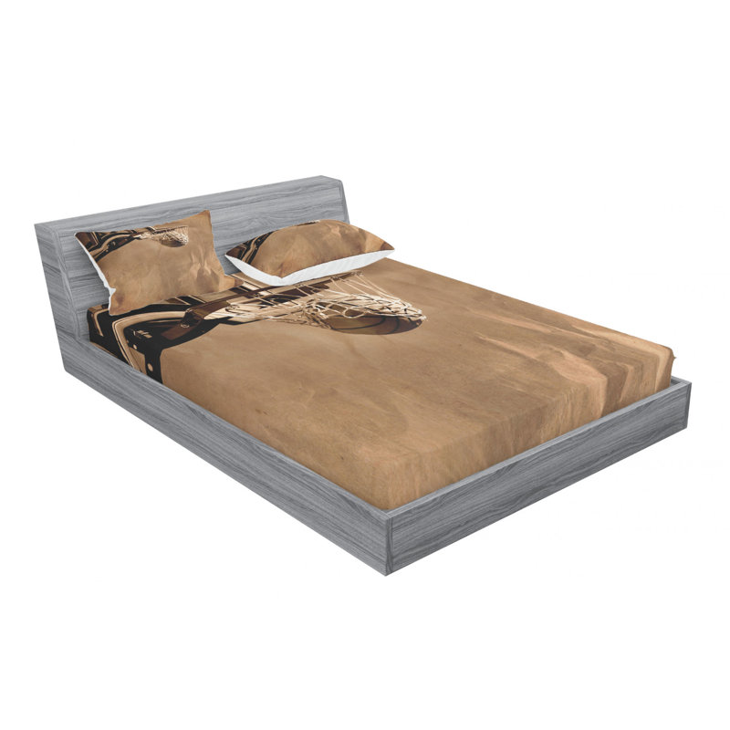 Microfiber Sheet Set, Queen Sheet Set with Fitted Sheet
