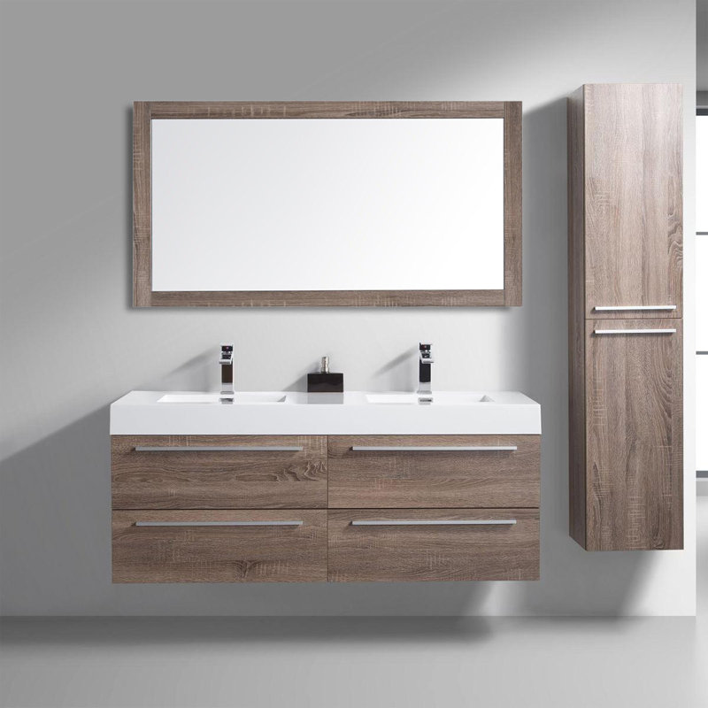 Miroir rectangulaire en chêne doux 60 po Jordyn