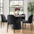  Linen Upholstered Parson Chair(Set of 4)-417065036