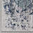 Machine Washable Oriental Blue/Green/Gray Area Rug-1539533236