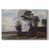 Toile naturelle avec cadre flottant