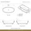 Barcelona 66.875" x 31.75" Freestanding Soaking Volcanic Limestone™ Bathtub-66642897-66642899