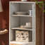 Armoire de rangement polyvalente en métal et bois