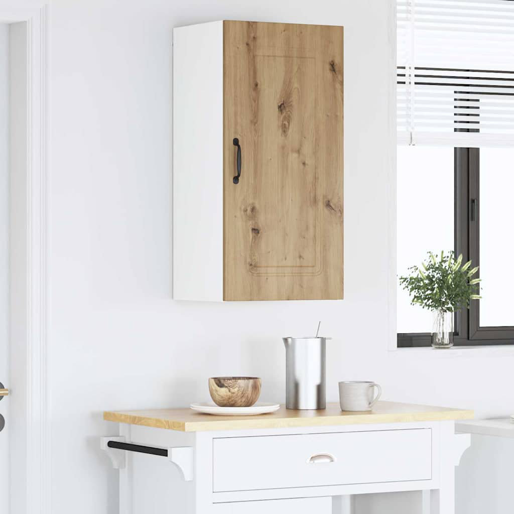 Vidaxl Kitchen Wall Cabinet With Shelf Concrete Grey 40 X 31 X 80 Cm
